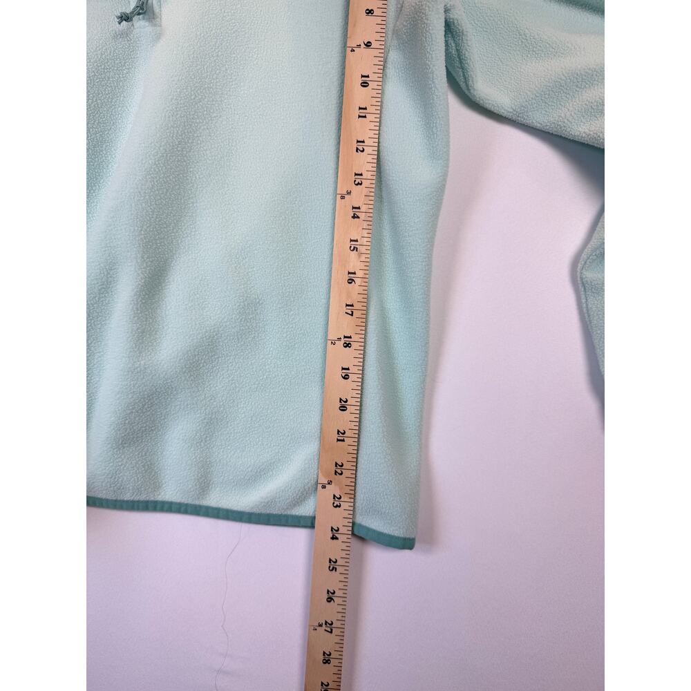 Merrell Women’s Large Mint Fleece Quarter Zip Pullover Hiking Jacket Sweatshirt - Picture 9 of 10